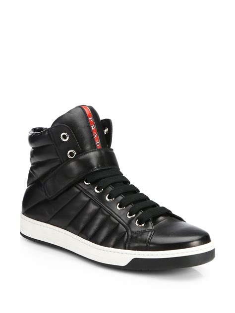 high top prada shoes for men|prada shoes men high top.